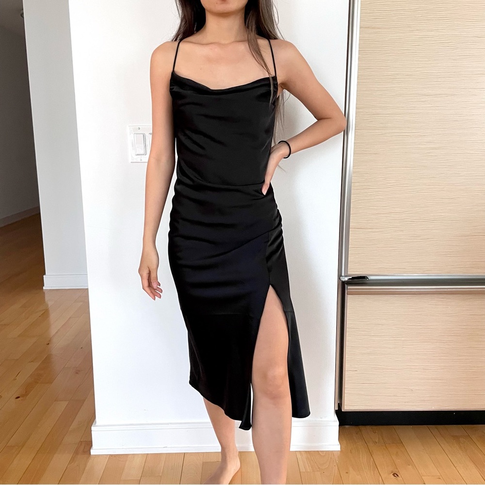 Banana Republic Black Midi Dress